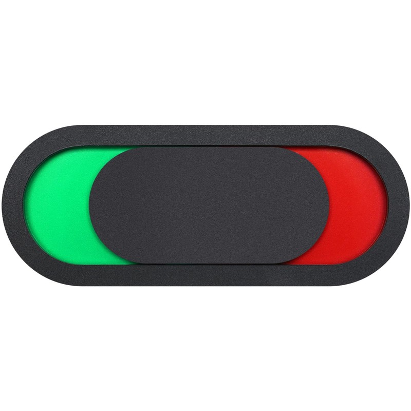 DEARMAMY Privacy Sign Occupied Vacant Red Green Slider Indicator Sign