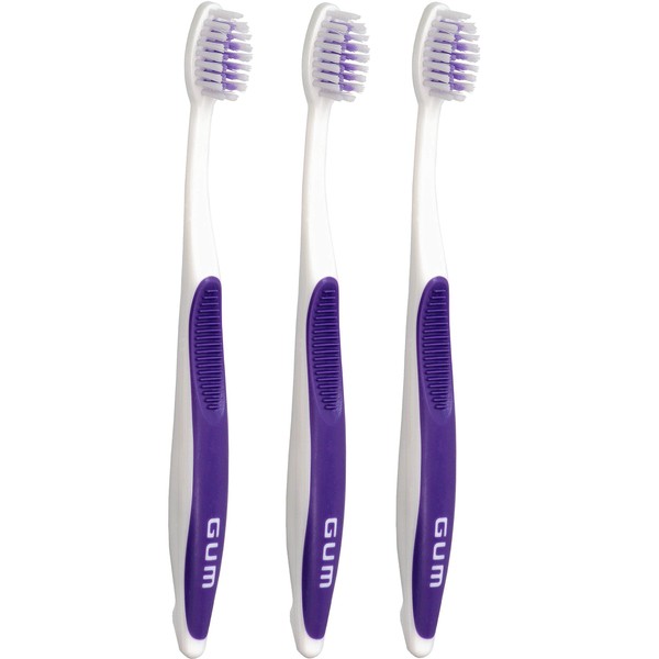 Sunstar Gum 124 Soft KFO Toothbrush for Clamping & Fixing Braces, Pack of 3