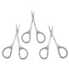 Ipetboom 2sets Stainless Steel Beauty Scissors Set Precision Brow Beard