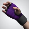 Hayabusa Quick Gel Boxing Hand Wrap Gloves - Purple/Black, Medium