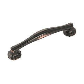 Belwith-Keeler B055549-OBH Verona Pull 128mm Center, 6.19", Oil-Rubbed Bronze Highlighted