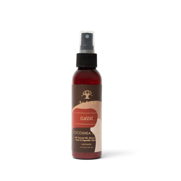 As I Am CocoShea Spray - 4 Ounce - Concentrated Nano Blend of Coconut Oil and African Shea Butter - Nourishes, Softens and Boosts Shine - Hydrates the Hair Shaft - Moisturizes Hair and Scalp