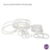 Goody Ouchless Polyband Hair Ties - 250 Ct, Clear, Latex
