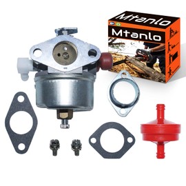 Mtanlo Carburettor Replacement for Tecumseh 632795 HMSK80 HMSK85 HMSK90 HMSK100 HMSK105 HMSK110 with BS5108B Oil Filter, Suitable for Replacing Carburettor in Brush Cutter