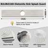 Faucet Mat for Kitchen Sink, 60cm x 10cm Diatomite Faucet