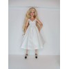 Dolls Basics Dress For Curvy Doll Solid White