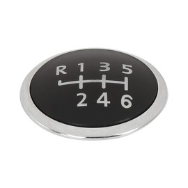 X AUTOHAUX 6 Speed Car Gear Shift Knob Head Badge Emblem Cap for VW Transporter