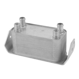 HEROFFIX 1 Pc Engine Oil Cooler for Land Rover LR4 2010-2013 Engine Transmission Oil Cooler No.LR013722 Silver Tone Aluminum Alloy