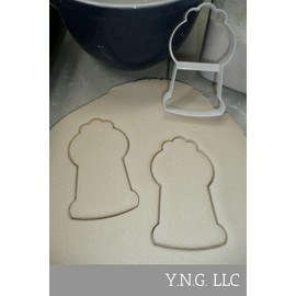 YNGLLC GUMBALL BUBBLE GUM MACHINE COOKIE CUTTER MADE IN USA PR4447, white