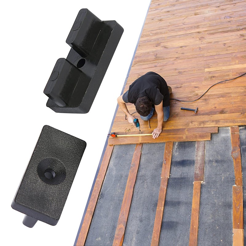 100 x WPC Clips, 6/7/8/9/10 mm Hidden Fixing Spacer Clip,