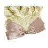 Regency Style Curled Ponytail Hair Extension with Pink Bow, Spiral