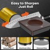 WANTTIK Rolling Knife Sharpener Kit, Upgraded Roller Knife Sharpener with