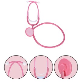 NAUZE Stethoscope Toy Pink Children Role Play Nursing Stethoscope Pretend Game Nursing Stethoscope for Kid Medical Pretend Play Educational Toys