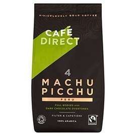 Cafédirect Machu Picchu Organic Fairtrade Ground Arabica Coffee 200g (Pack of 2)