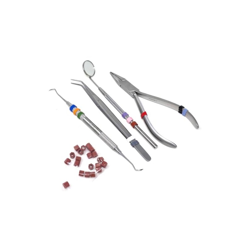 Silicone Color Bands for Instruments Identification Sold in Packs of