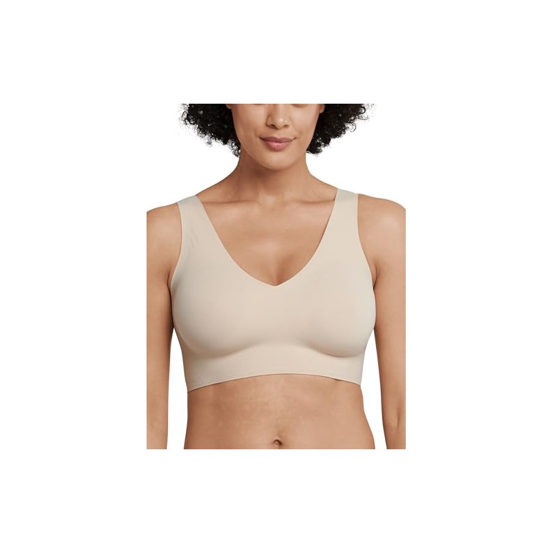 Schiesser Invisible Soft Women's Bustier with Removable Pads, Sand_170364