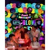 41Pcs Neon Party Decorations Glow in the Dark Party Supplies