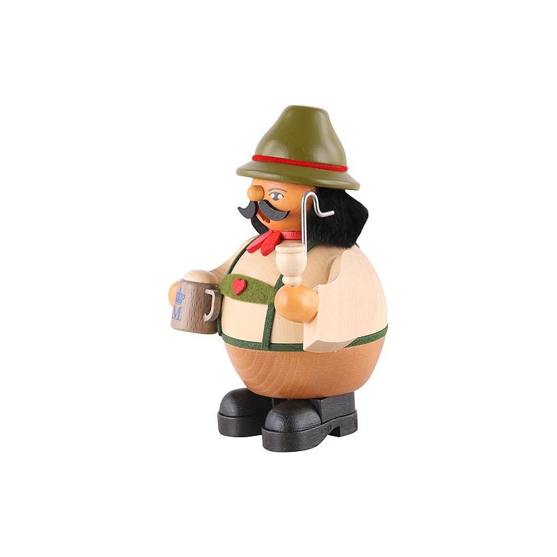 Müller German incense smoker Bavarian on Oktoberfest, height 14 cm