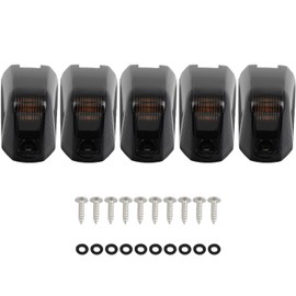 cciyu 5PCS LED Cab Roof Lights Roof Top Clearance Lights Cab Marker Lamps Fit For Ram ProMaster 2014 2015 2016 2017 Smoke Lens Amber Light Led Roof Running Lights