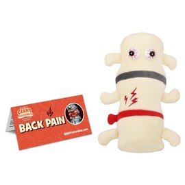 GIANTmicrobes Back Pain Plush, back surgery recovery items, neurosurgeon gift, funny orthopedic surgeon gifts, chiropractic gifts, chronic back pain, rheumatologist gift, chronic pain
