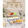 Yedio 3 Tier Serving Tray Set 14 Inch Porcelain Tiered