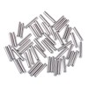 Swpeet 50Pcs 5mm x 25mm Dowel Pin Shelf Support Pegs,