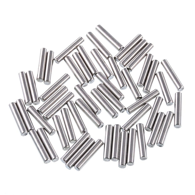 Swpeet 50Pcs 5mm x 25mm Dowel Pin Shelf Support Pegs,