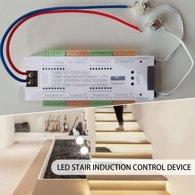 Yearninglife LED Motion Sensor, LED Motion Sensor Light Strip Stairs