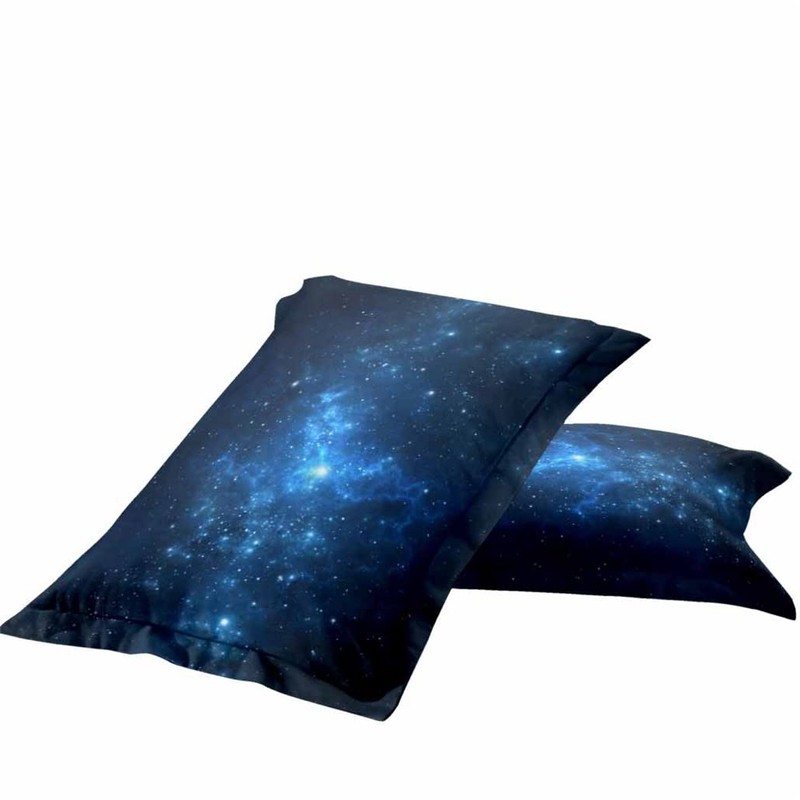 goodbath Single Duver Cover, Outer Space Galaxy Universe 2 Piece