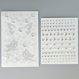 Cheongbo International Cooperation Partner Sparkling Face Makeup Beauty Cubic Stickers