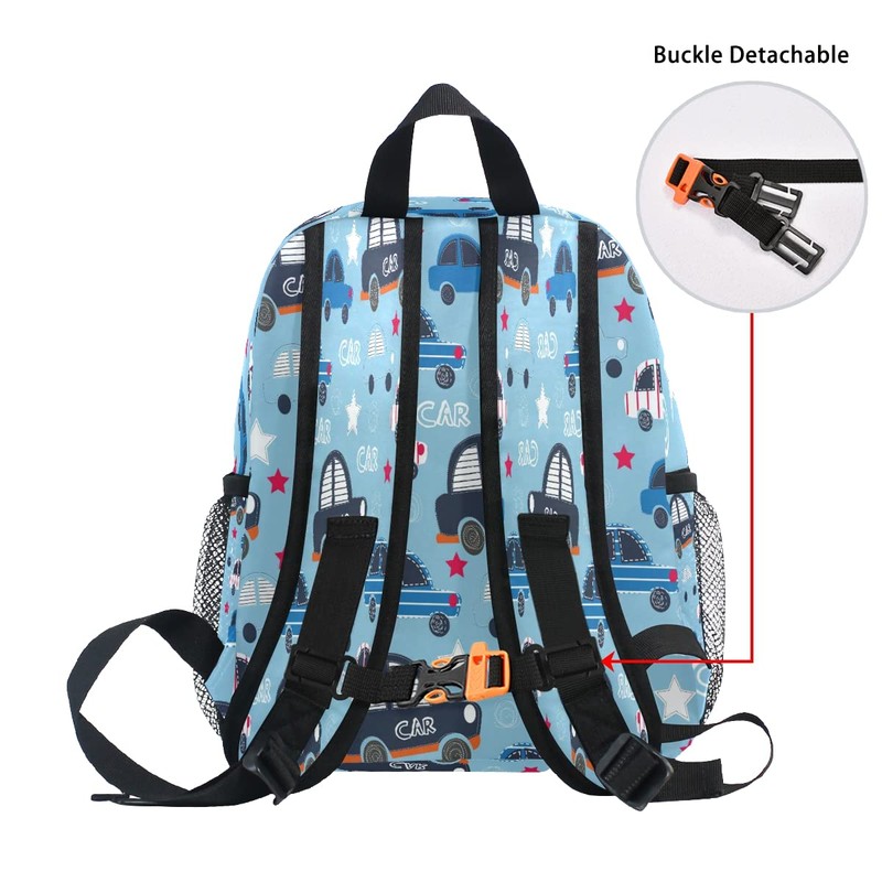 Car Backpack, Toddler Backpack Preschool Bag Kindergarten Schoolbag Nursery Travel