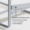 MINGFANITY 4PCS Plate Holders Organizer, Metal Dish Storage Dying Display