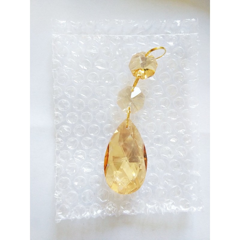 Waner Teardrop Pendants Chandelier Crystal Prisms Pendants Glass Pendants Beads,