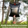 KLLJ Camping Shower, 2 Pieces Solar Shower Bag, Camping Shower