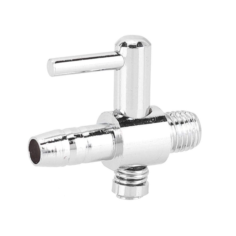 10pcs Fish Tank Flows Control Valve, Stainless Steel Aquarium Oxygen