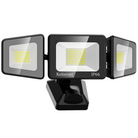 kelinvmi LED Flood Lights Outdoor 70W, 7000lm Floodlights, High Brightness Exterior Lighting Fixtures 6000K Cold White with IP66, Outdoor Lights for House, Yard, Garden,Playground