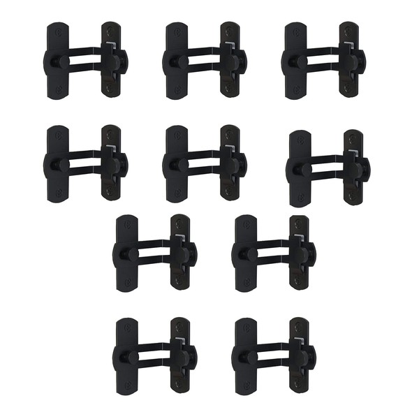 Barn Door Lock, 90 Degree Stainless Steel Latch Hasp Bending