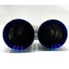 Papi Noah Dual 4" Twin Staggered BLUE BURN Exhaust Tip