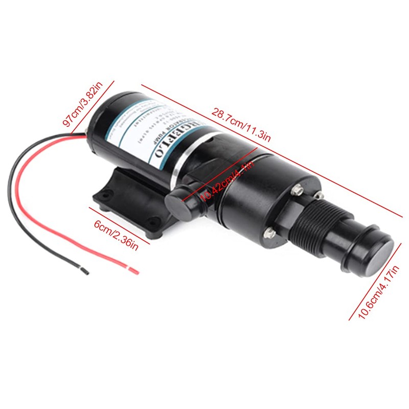 RV Waste Pump Mount Macerator Water Pump 12V Sewerage Pump
