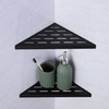 Xiarnotogi 10" Corner Shower Shelf, 2-Pack Bathroom Shelves for Tile