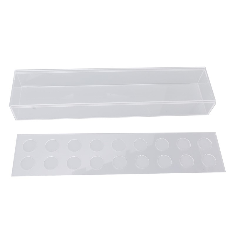 Acrylic Flower Vase Clear Rectangular Centerpiece Box Home Decoration for