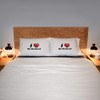 2 x 'I Love My Husband' Cotton Pillow Cases (PW00040102)