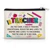 Teacher Coin Wallet Teacher Appreciation Gifts for Women Pocket Cosmetic