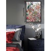 Beautiful Jewellery Peacock Puzzles for Adults 1000 Pieces, Colorful Flower