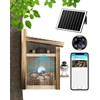 Bird House with Camera Solar Powered,2K HD Wi-Fi Bird Watching,