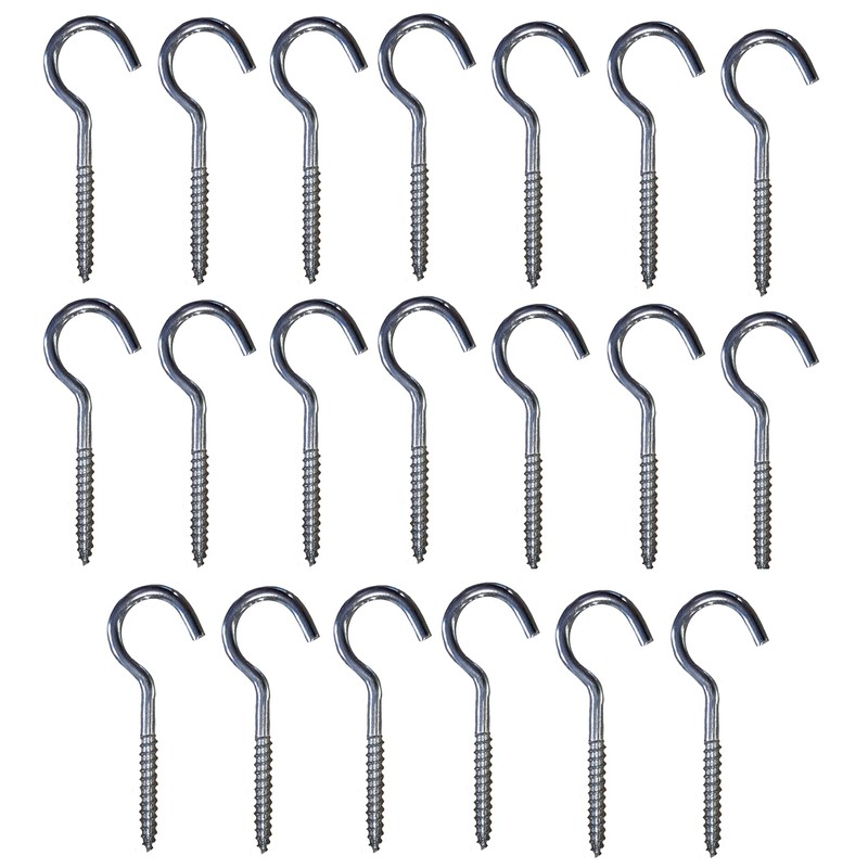 Screw in Hooks Plain Ceiling Cup Screw-in Hooks M5 Large