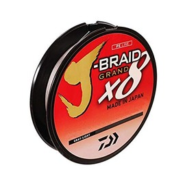 Daiwa JBGD8U15-150GL J-Braid X8 Gran línea Trenzada, 150 Yardas, 15 Libras probadas, 0.7 Pulgadas de diámetro, Gris Claro