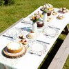 Spring Placemats Disposable 50 Pack - Watercolor Table Mats for