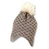 Sterntaler Girls Inka Diamond Pattern Hat, brown
