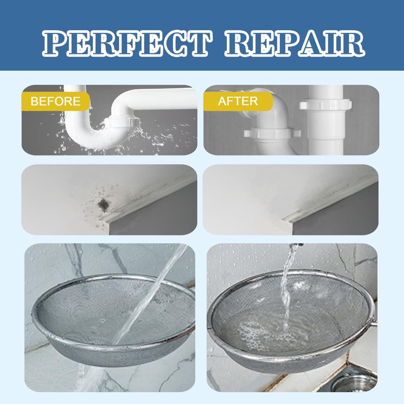 Waterproof Glue,Invisible Agent,Strong Waterproof Transparent Sealant,for Bathroom, Kitchen, Garden, Roofs,